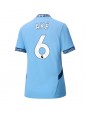 Manchester City Nathan Ake #6 Domácí Dres pro Dámské 2024-25 Krátký Rukáv